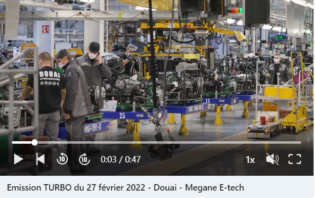 Vidéo Turbo M6 : Assemblage Nouvelle Megane E-Tech