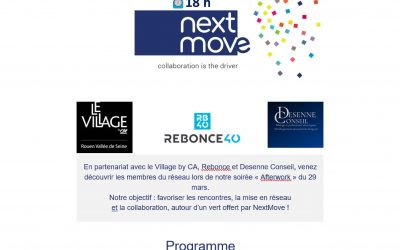 Afterwork du 29/03/2022 à Rouen en partenariat avec NextMove